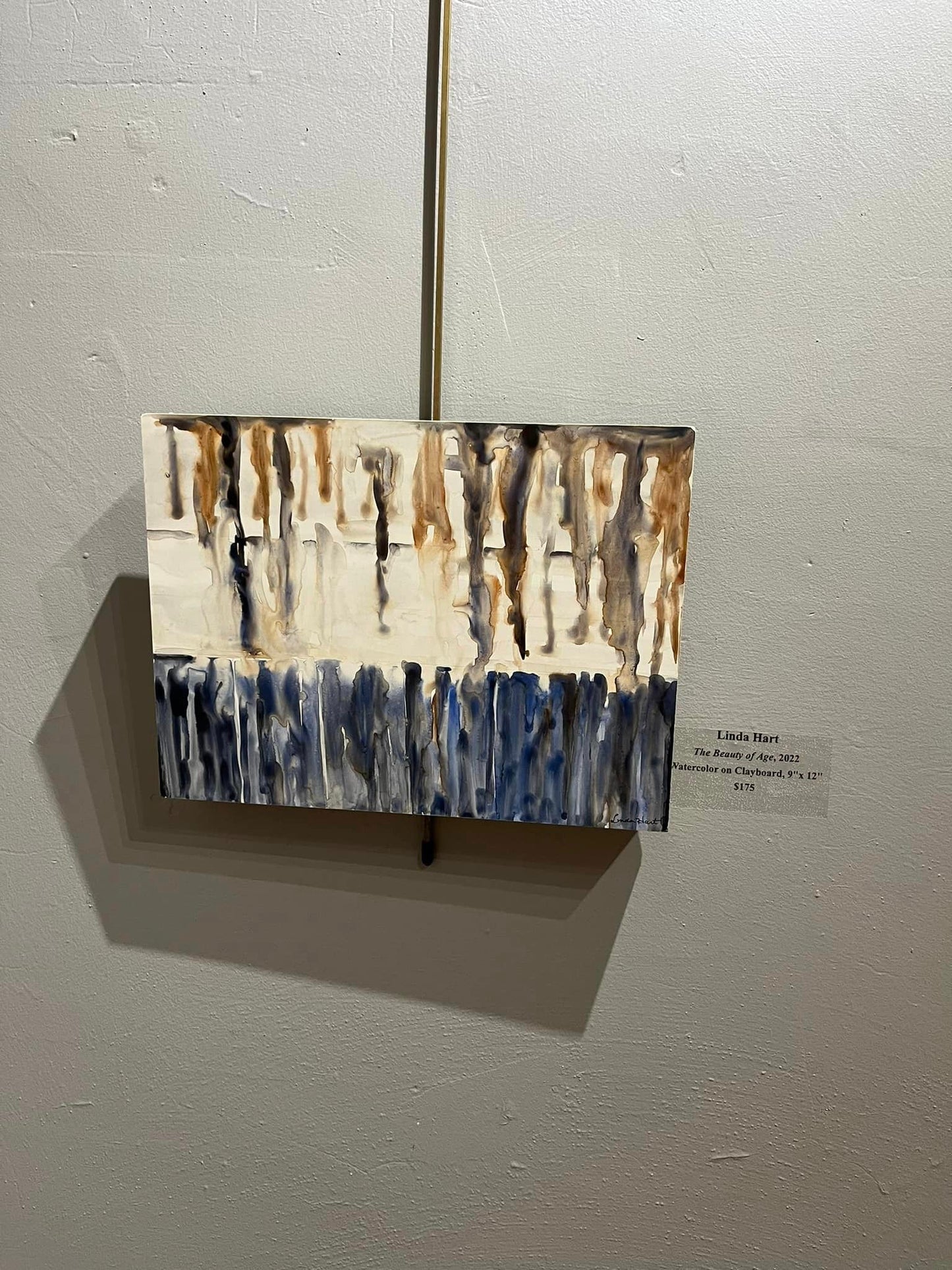 The Beauty of Aging -12" x 9" x 1.5"- Watercolor on Clayboard Cradled Panel